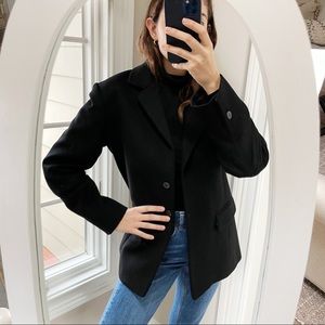 Cirrus Cashmere 100% Cashmere Black Blazer Jacket